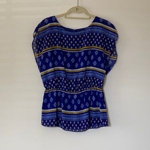 Banana Republic Blue Blouse - Size L